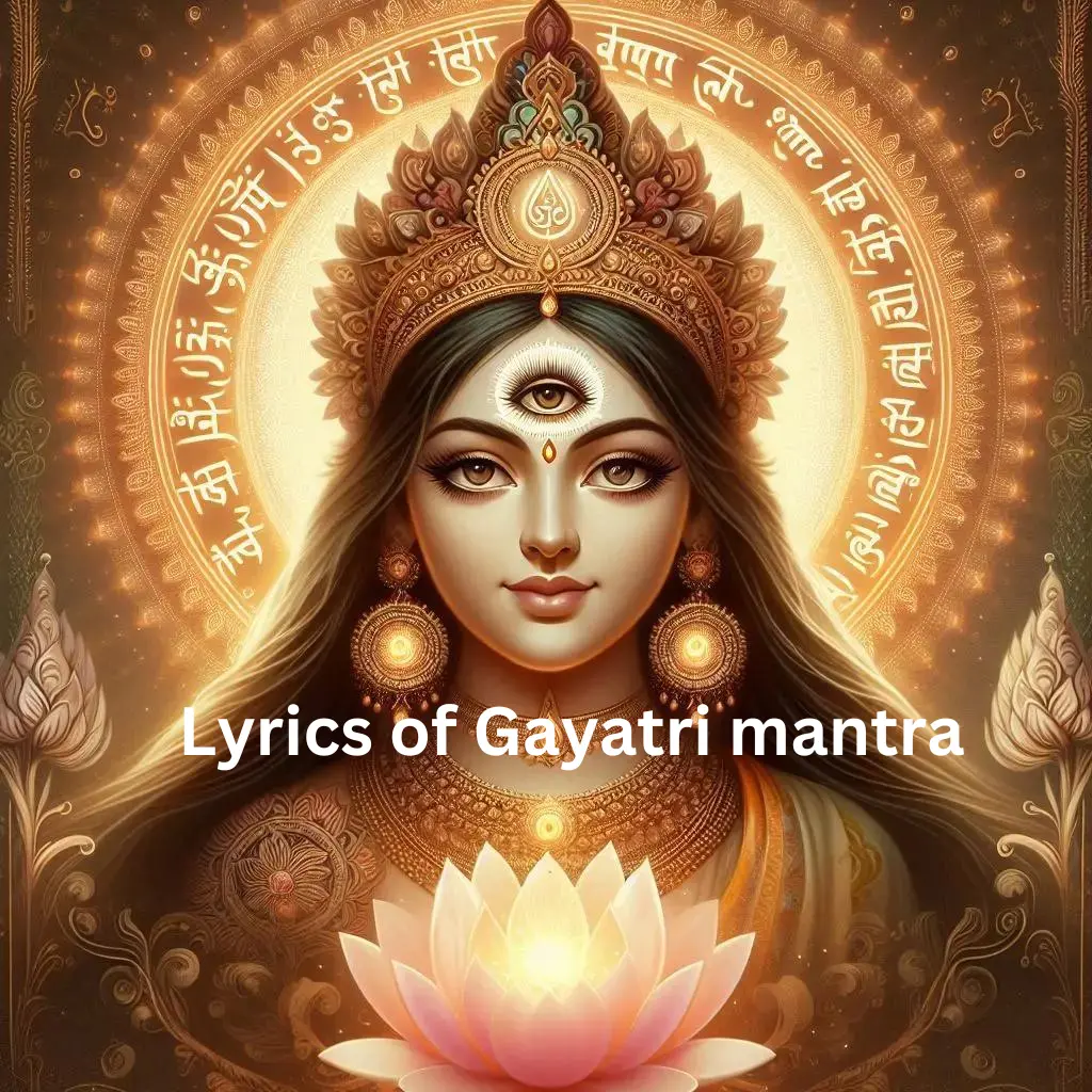 Lyrics of Gayatri mantra